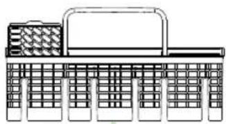 SAMSUNG DW80K5050UW - USING THE CUTLERY RACK - 1