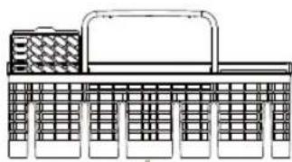 SAMSUNG DW80K5050UW - USO DE LA REJILLA PARA CUBIERTOS - 1