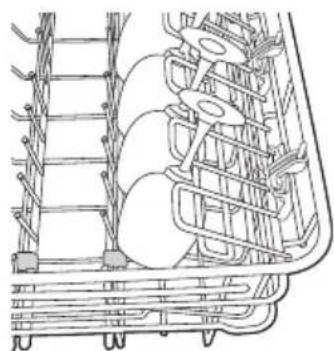 SAMSUNG DW80K5050US - Utilisation du porte-verres - 1