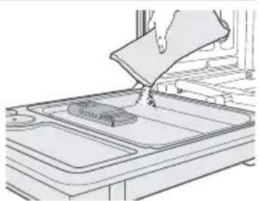 SAMSUNG DW80K5050US - Filling the detergent dispenser - 4