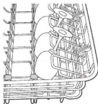 SAMSUNG DW80K5050US - Using the glass support - 1