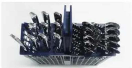 SAMSUNG DW80K5050US - UTILISATION DU PANIER À COUVERTS - 1