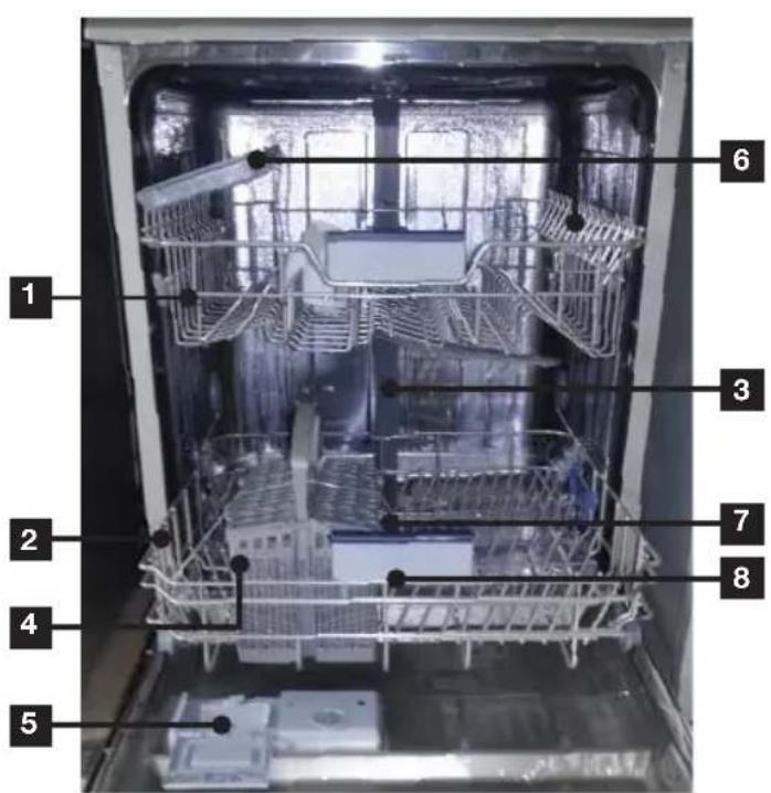 SAMSUNG DW60H6050FS - Part and features - 1