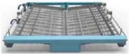 THOMSON TDW 1445 SL - Posiciones del cesto de cubiertos: - 1