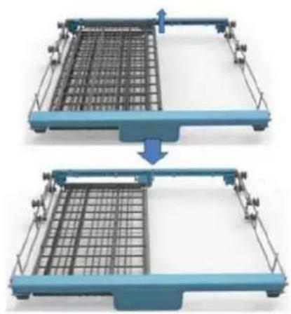 THOMSON TDW 1445 SL - positions du panier à couverts: - 5