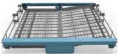 THOMSON TDW 1445 SL - Posiciones del cesto de cubiertos: - 3