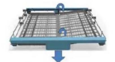 THOMSON TDW 1445 SL - Positions of cutlery rack: - 4
