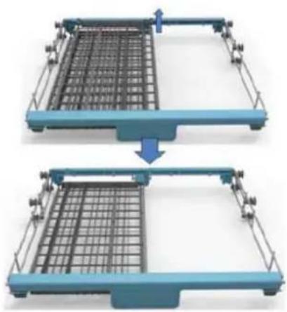 THOMSON TDW 1445 SL - Posiciones del cesto de cubiertos: - 5