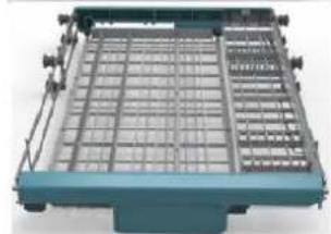 THOMSON TDW 45 SILVER - Positions of cutlery rack: - 3