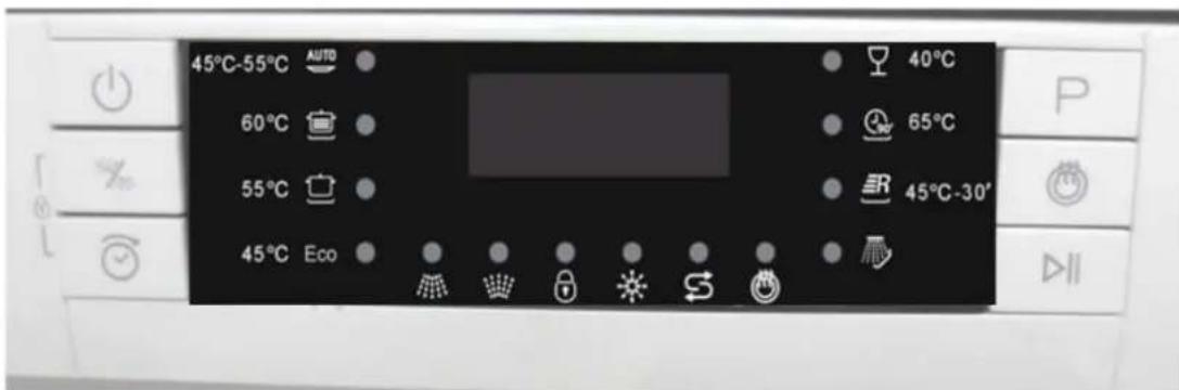 THOMSON TDW 45 SILVER - Panel de control - 1