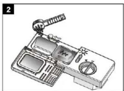 THOMSON TDW 45 SILVER - Ajuste del cesto superior - 3