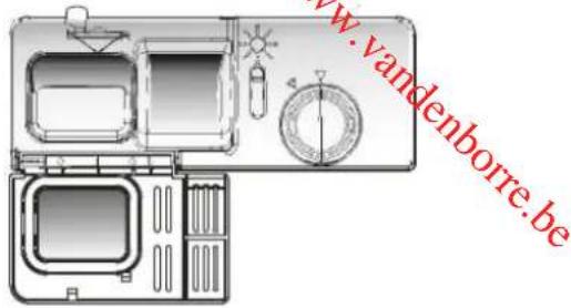 THOMSON TDW 45 SILVER - Ulisaon du liquide de rinçage et du distributeur de détergent - 1