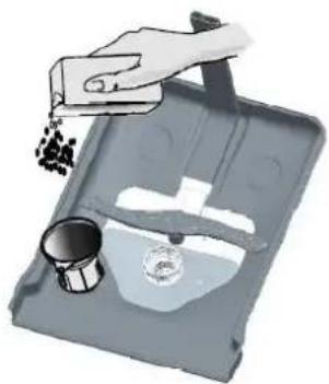 THOMSON TDW 45 SILVER - Remplissage du réservoir de sel - 2
