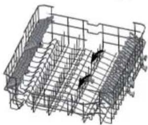 SHARP QWT35F444IEU - Clayettes pliables - 1