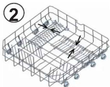 SHARP QWT24F443IDE - Clayettes pliables - 2