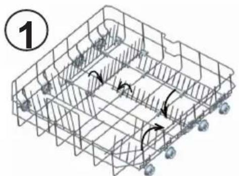 SHARP QWT24F443IDE - Hochklappbare Ablagen - 1