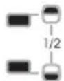 SHARP QWT24F443IDE - 5.) Bouton tactile de demi-charge - 1
