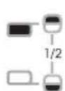 SHARP QWT24F443IDE - 5.) Bouton tactile de demi-charge - 2