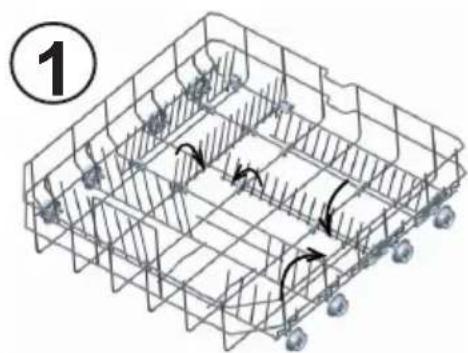 SHARP QWT24F443IDE - Clayettes pliables - 1