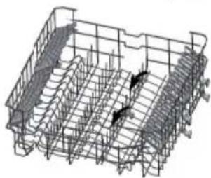 SHARP QWT24F443IDE - Clayettes pliables - 1