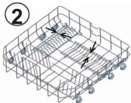 SHARP QWT24F443IDE - Hochklappbare Ablagen - 2