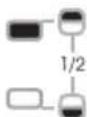 SHARP QWGT24F443IEU - 5.) Halbe-Beladung-Taste - 2