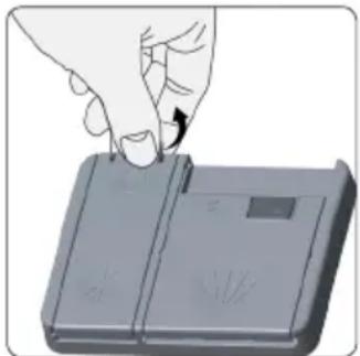 SHARP QWGD53I443XDE - Ändern Sie die Klarspülerstufe anhand der nachstehenden Schritte, bevor Sie die Maschine einschalten: - 1