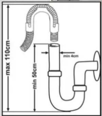 SHARP QWD41F452BEU - Wateraansluiting - 3