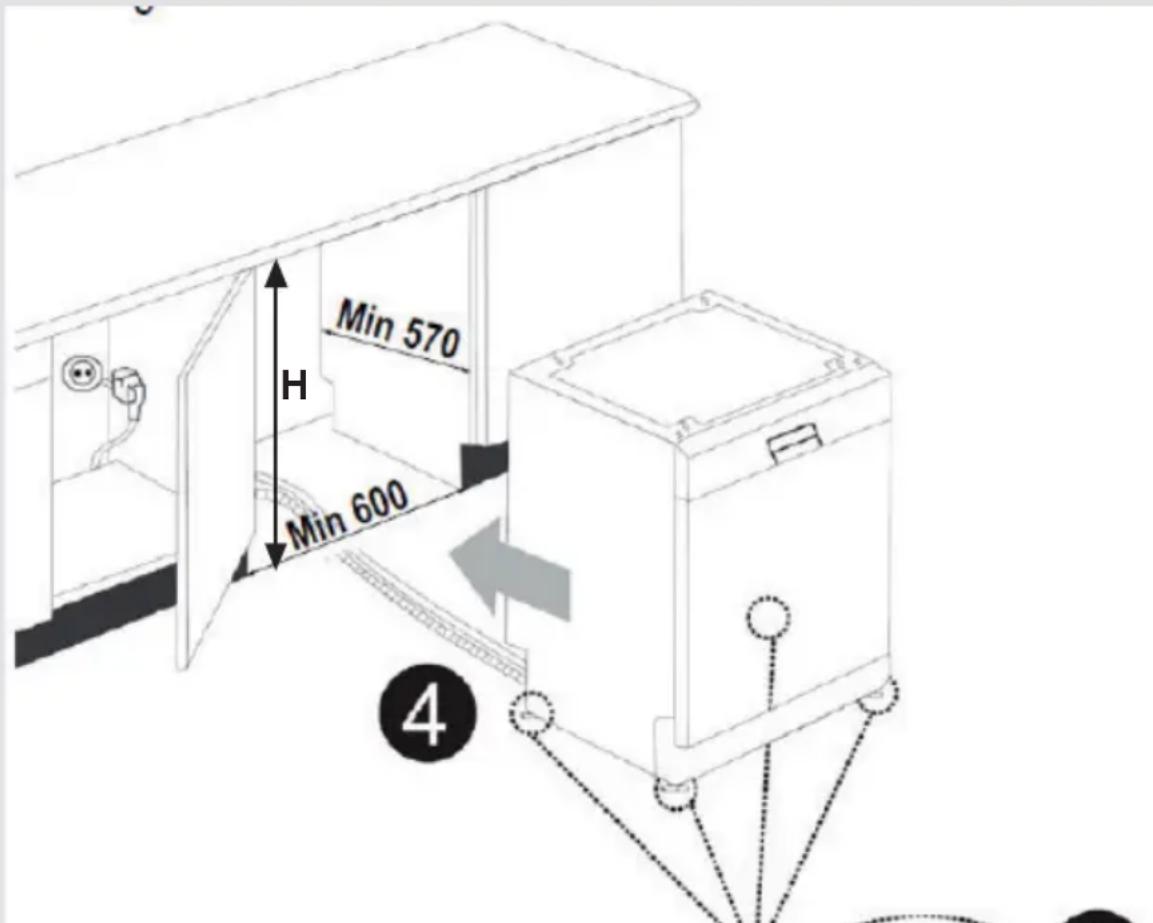 SHARP QWC12F492WEU - CHAPITRE-3: INSTALLATION DU LAVE-VAISSELL - 1