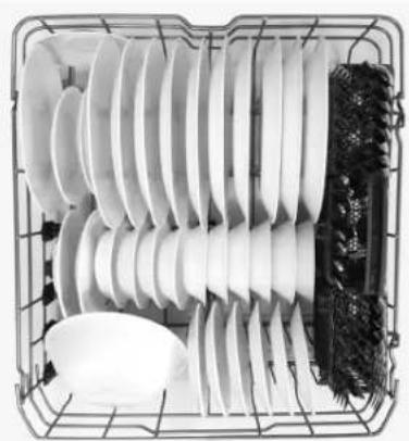 LG LDS5040BB - LOADING 10 PLACE SETTINGS - 1