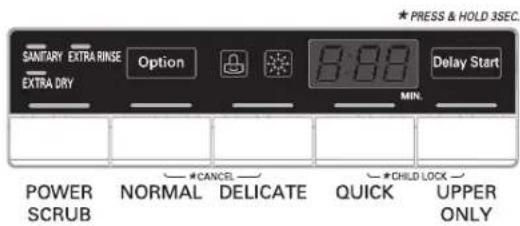 LG LDS5040BB - PANEL DE CONTROL - 1