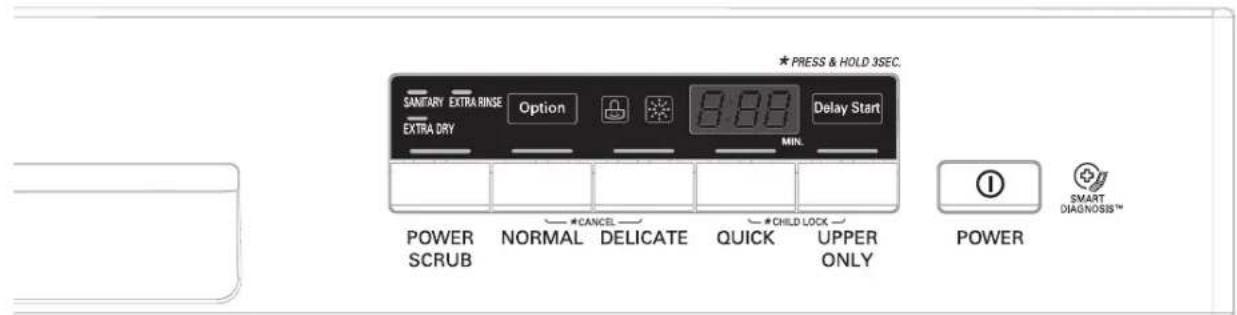 LG LDS5040BB - PANNEAU DE CONTROLLE - 1