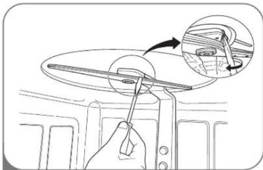 LG LDS5040BB - CLEANING THE TOP SPRAY ARM - 1