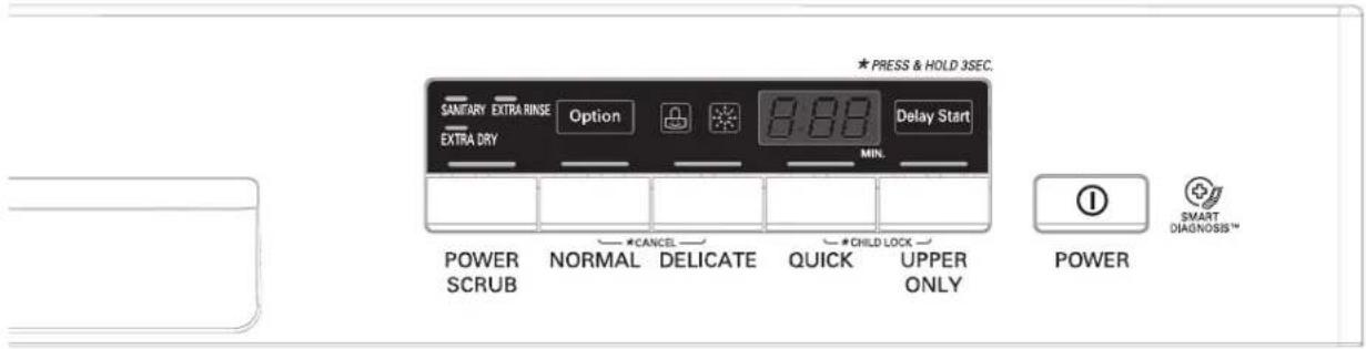 LG LDS5040BB - CONTROL PANEL - 1
