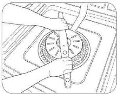 LG LDS5040BB - CLEANING THE METALLIC PARTS - 1