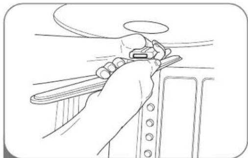 LG LDS5040BB - CLEANING THE TOP SPRAY ARM - 3