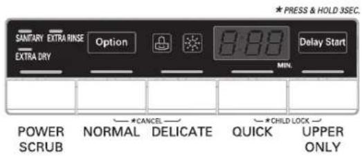 LG LDS5040BB - PANEL DE CONTROL - 1