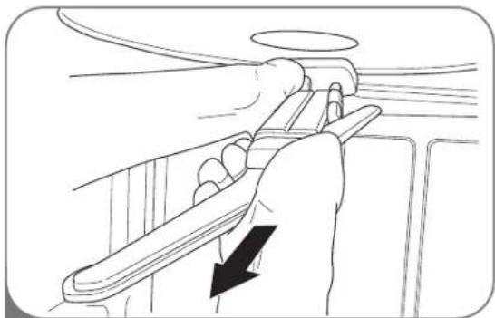 LG LDS5040BB - CLEANING THE TOP SPRAY ARM - 2