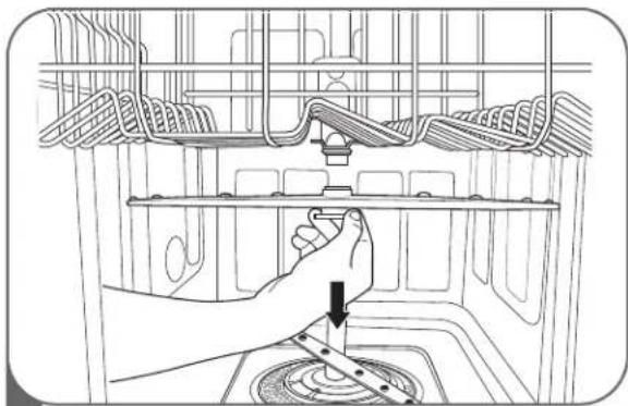LG LDF6920ST - CLEANING THE UPPER SPRAY ARM - 1