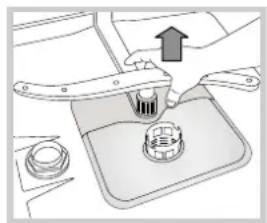 HOTPOINT-ARISTON LST 328 AHA - Nettoyer les bras de lavage - 1