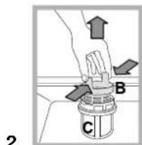 HOTPOINT-ARISTON LST 328 AHA - Cleaning the filters - 2