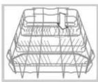 HOTPOINT-ARISTON LST 328 AHA - Unterer Geschirrkorb - 1