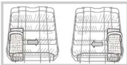 HOTPOINT-ARISTON LST 328 AHA - Inlaadvoorbeelden bestekkorf - 1