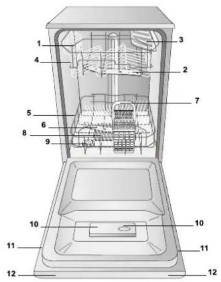 HOTPOINT-ARISTON LST 328 AHA - Aanzichttekening - 1