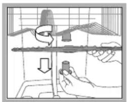 HOTPOINT-ARISTON LST 328 AHA - Limpiar los rociadores - 1