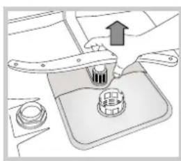 HOTPOINT-ARISTON LST 328 AHA - Limpar os braços aspersores - 2