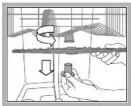 HOTPOINT-ARISTON LST 328 AHA - Cleaning the sprayer arms - 1
