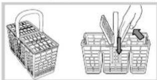 HOTPOINT-ARISTON LST 328 AHA - Cesto de los cubiertos - 1