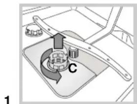 HOTPOINT-ARISTON LST 328 AHA - Limpar os filtros - 1