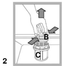 HOTPOINT-ARISTON LST 328 AHA - Reinigen van de filters - 2